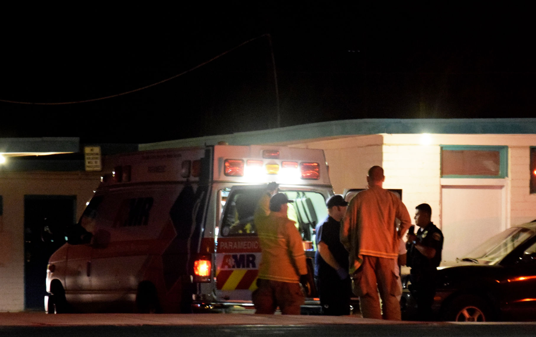 Medical aid response at Blythe hotel